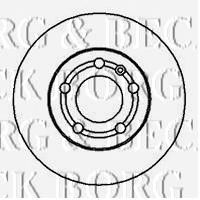 BORG & BECK bbd4064 -  Тормозной диск